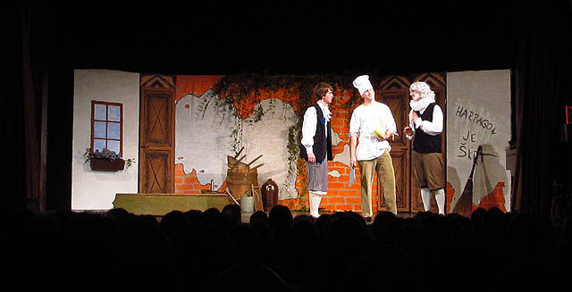 Představení Harpagon divadelního spolku Kandrdas.