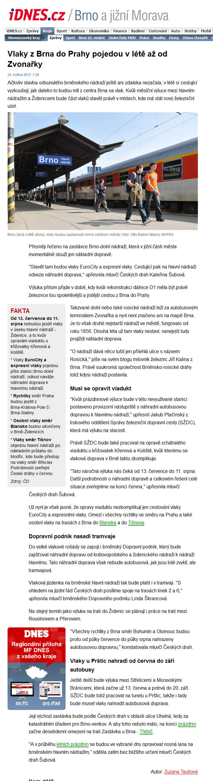 Článek na <a href=http://idnes.cz>iDnes.cz</a>.