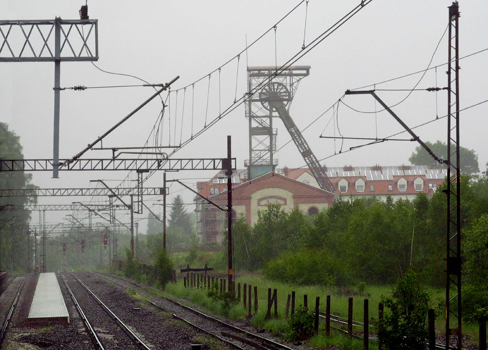 Důl Witold v Boguszówie-Dworcach prochází rekonstrukcí (asi na muzeum).