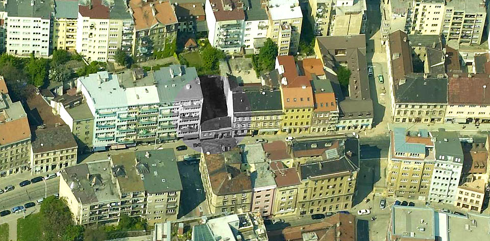 Dům č. 26 byl posledním jednopodlažním domem na Pekařské ulici v Brně.