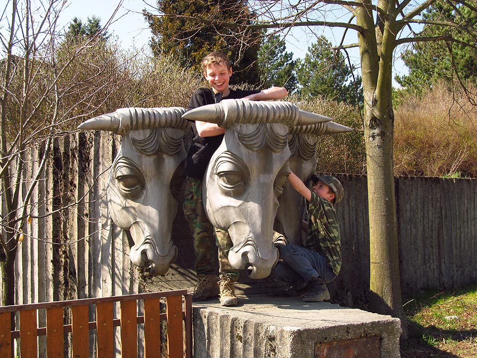 Hoši Markovi drbou krávy za rohama.