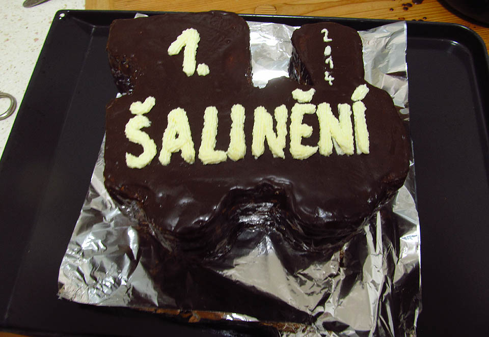 Na vítěze, kterým se letos stal Mordy, čekal přepychový čokoládový dort od Páji.