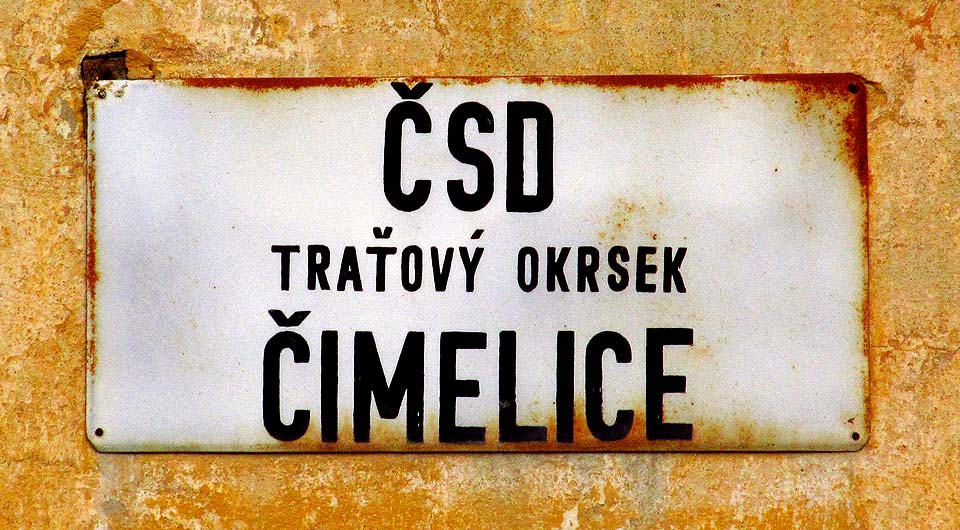 Tak jsme tady. Čimelice - vystupovat!