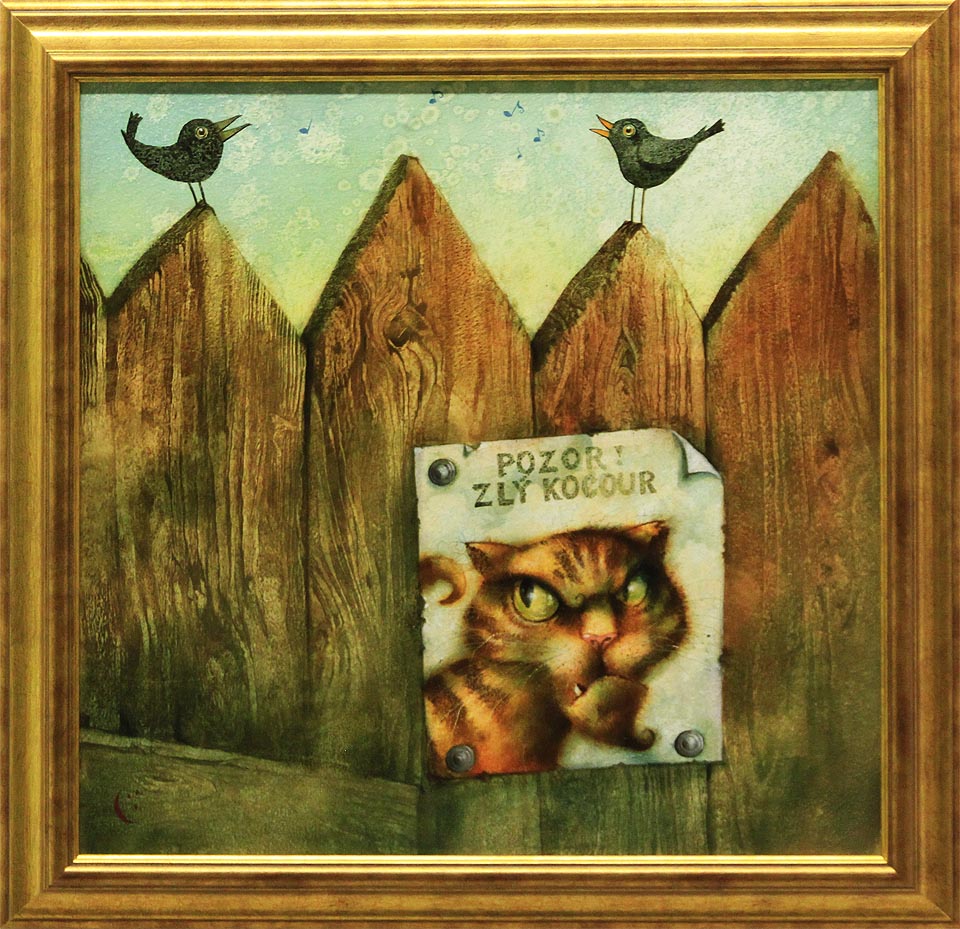 Jsou tu i obrazy docela nové. Tenhle je třeba letošní (2015).