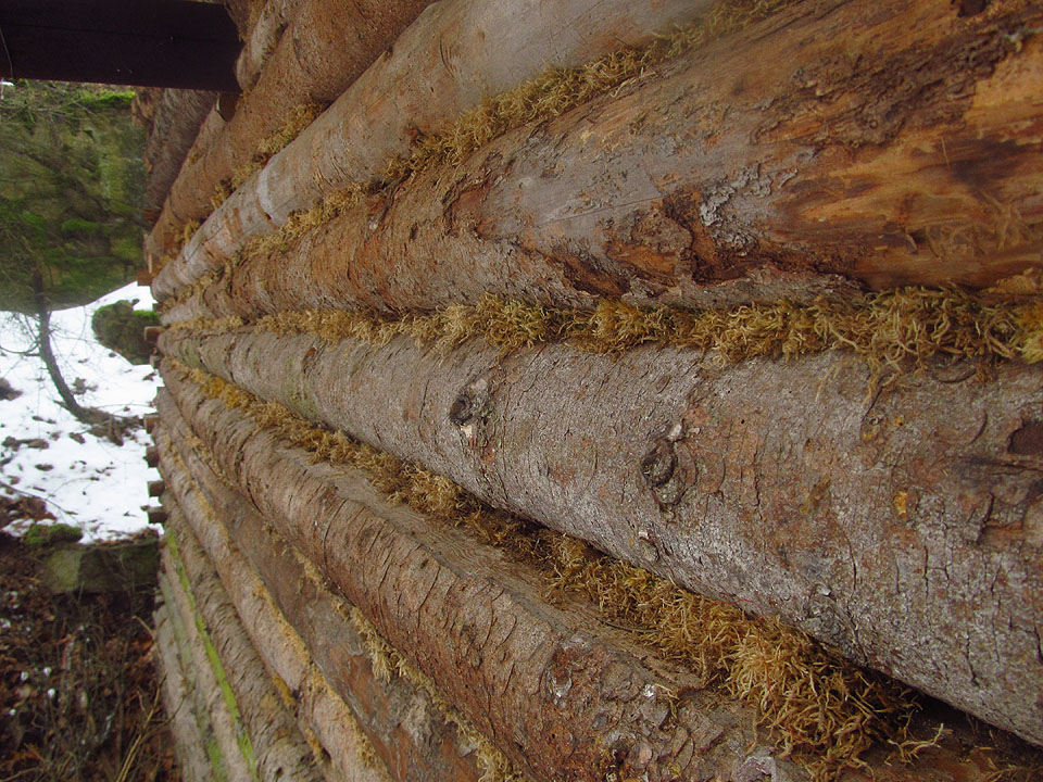 O naše pohodlí se postaraly stěny zateplené prvotřídním ostrovním mechem.