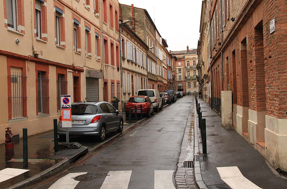 Typické uličky toulouské.