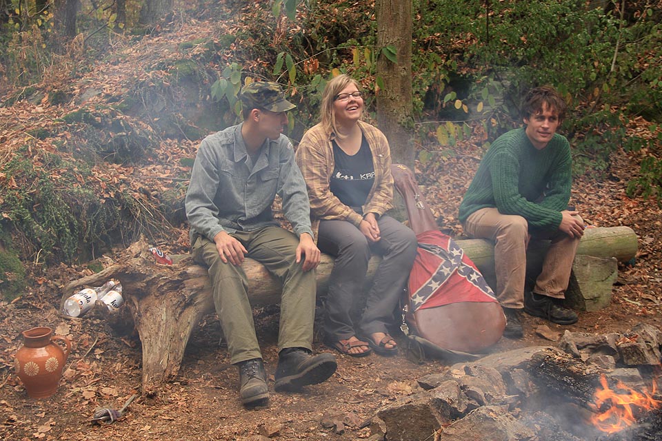 Zálesácká idylka s „prasklým džbánem“ v rožku.