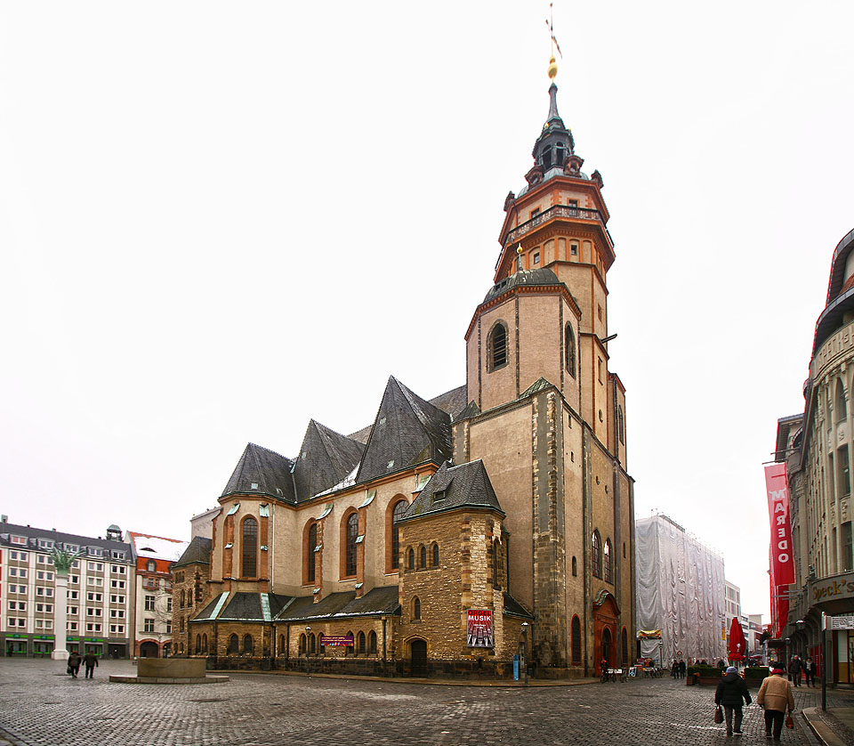 Stavba kostela Nikolaikirche započala v roce 1165. O necelých 600 let později zde šéfoval hudební produkci sám Johann Sebastian Bach.