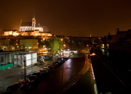 Noční Brno.