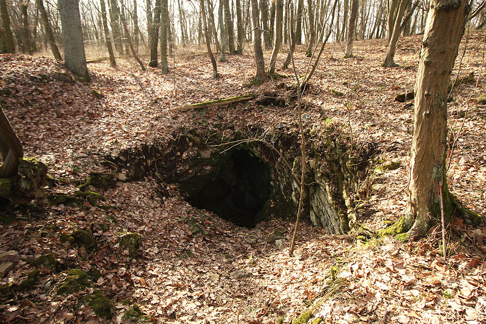 Kdo o ní neví, nanajde ji snadno. K jeskyni Martině žádné cesty nevedou.