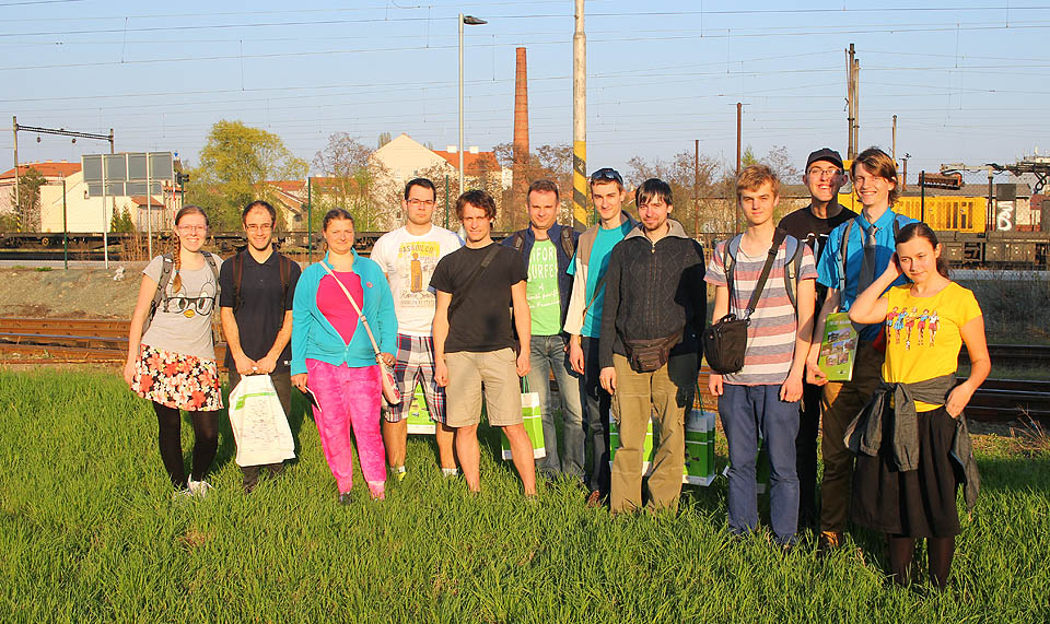V pondělí večer se na dolním nádraží konalo oficiální vyhlášení výsledků a předávání cen. I když jsme se to do poslední chvíle snažili skrývat, vyhrál zase Mordy - je to borec.