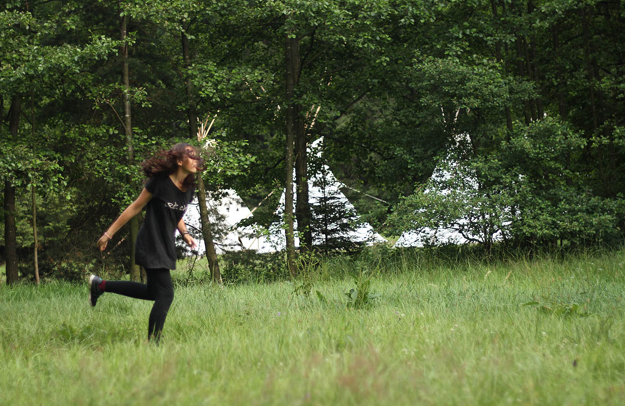 Eliška nám u toho ještě trošku zatancovala.