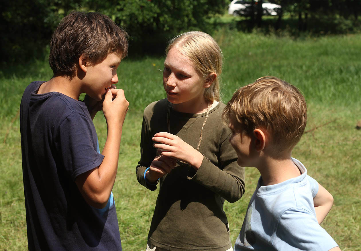 Moje malá hra na téma gordický uzel zaměstnala překvapivě mozek i zuby táborníků.