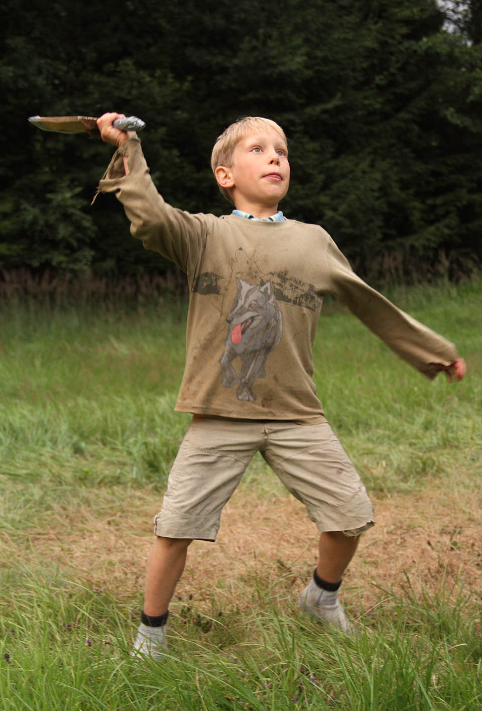 Rys sice na míček skoro nedosáhl, za to ale dosáhl na dobré výsledky ve hře.