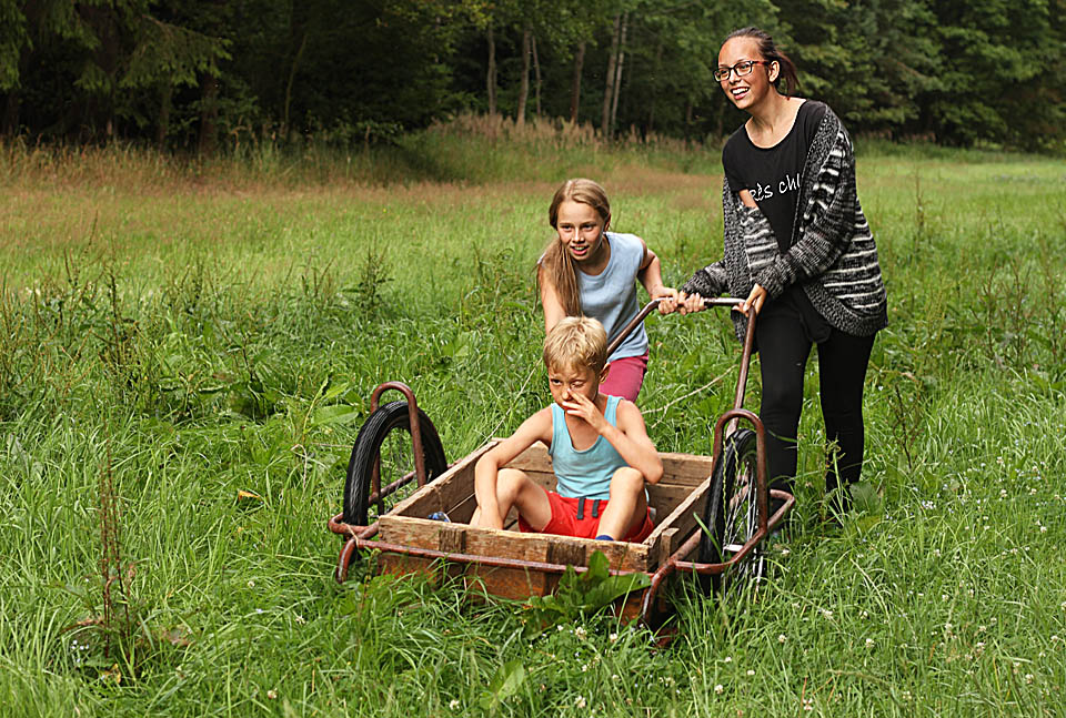Samozřejmě došlo také na závody válečných vozů.