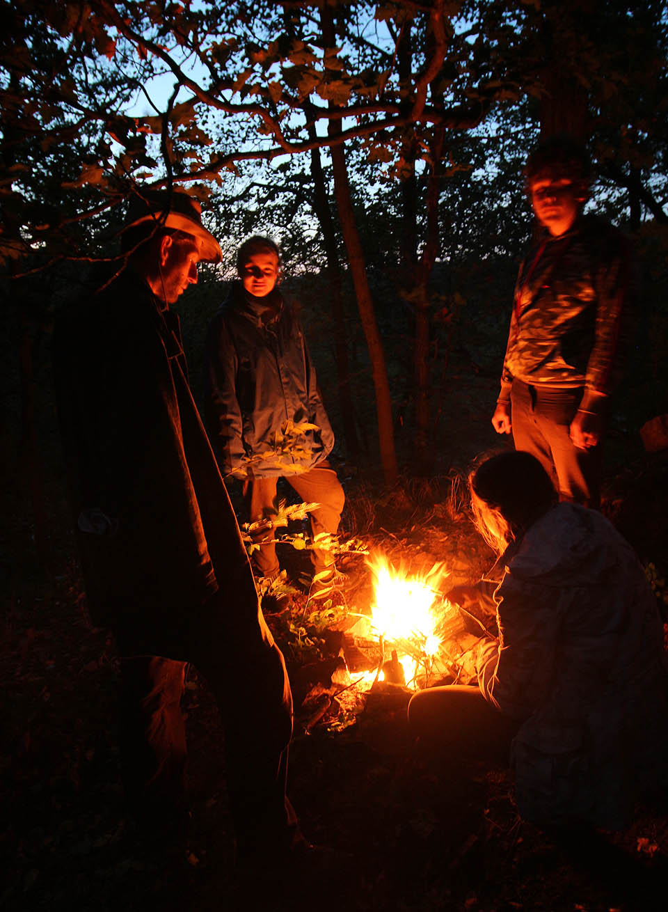 Za soumraku se zjevil také Ježek. Klasik.