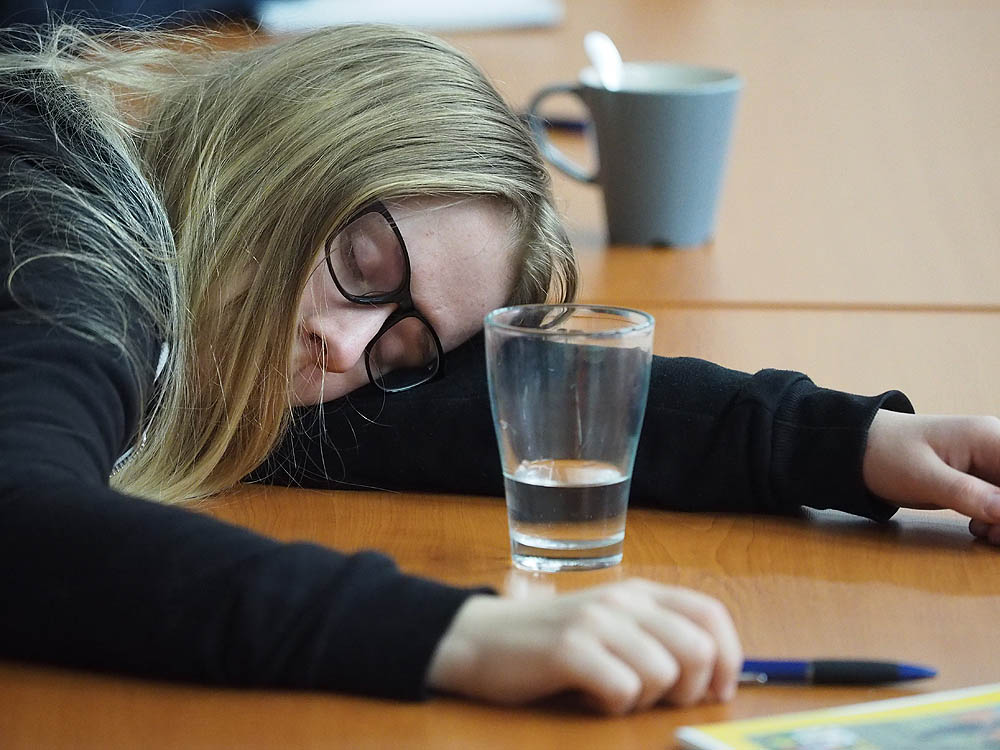 Únava v organizačním týmu byla už od druhého dne akce všudypřítomná. Někteří naspali během čtyřdenní CVVZky jen zhruba čtyři hodiny.