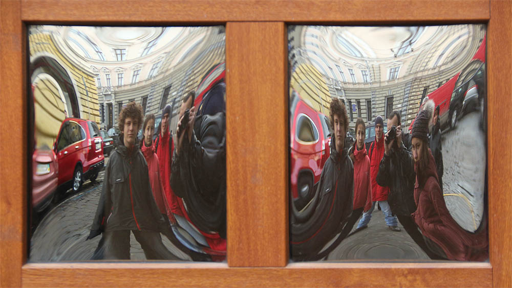 Naše (zatím) jediná společná fotka.