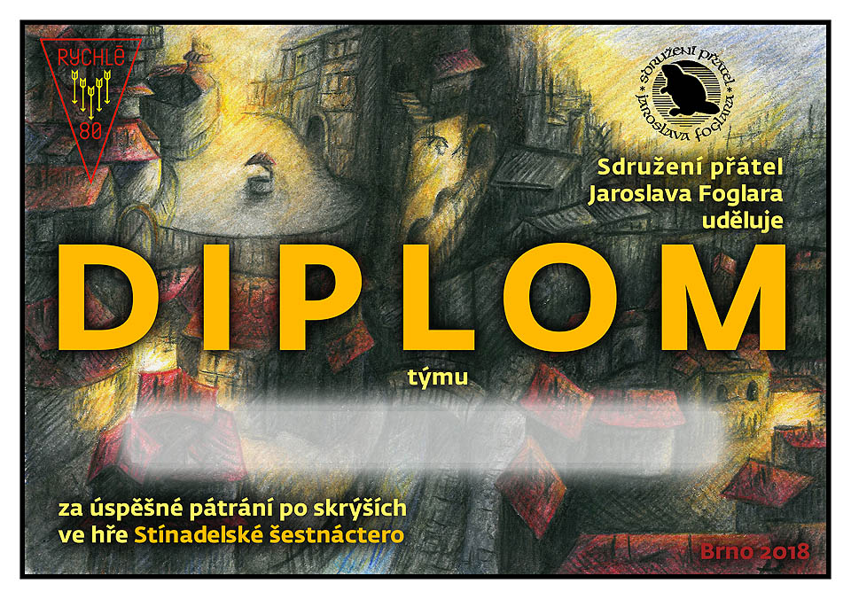 Působivý diplom nakreslila opět Spyro, bez které by hra byla jen polovičním zážitkem. Pro týmy, které si ho nevyzvedly, máme stále ještě na skladě pár desítek kusů.