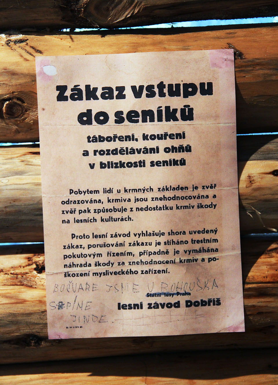 Bočvare jsme u Bohouška, spíme jinde.