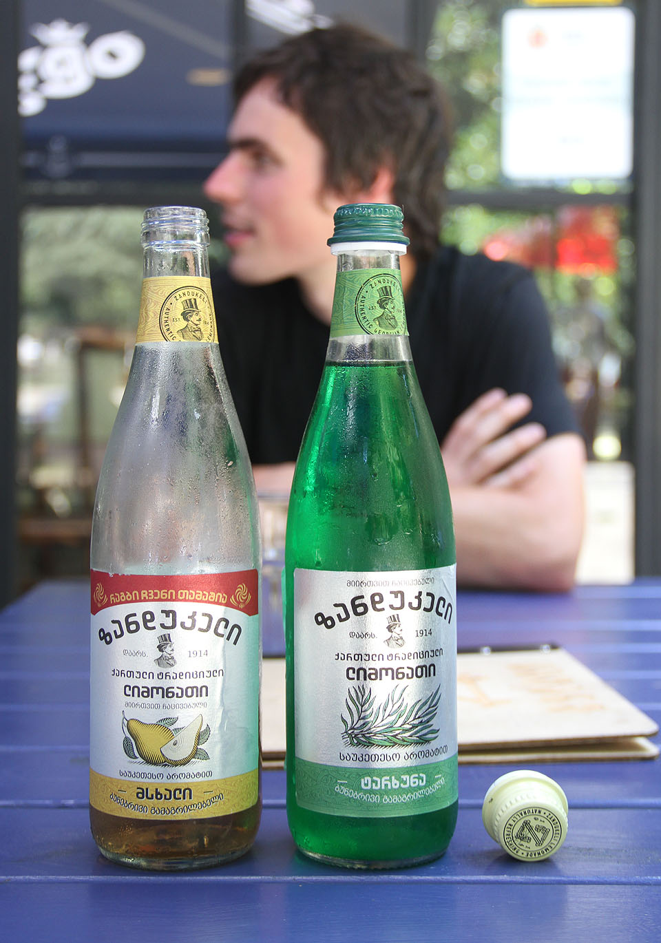 Limonády Zandukeli nám dělaly radost skoro v každé restauraci.