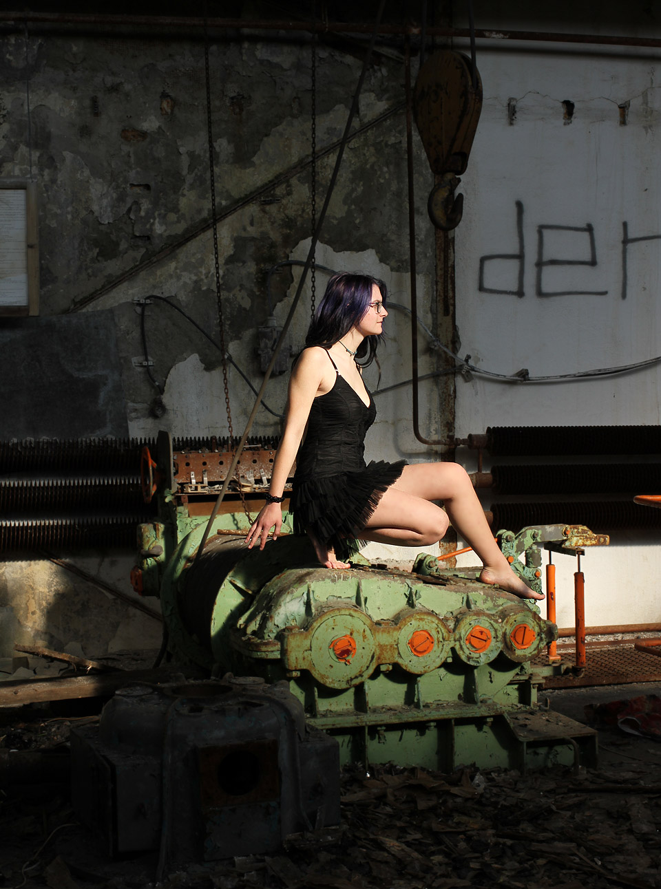 Nancy na převodovce.