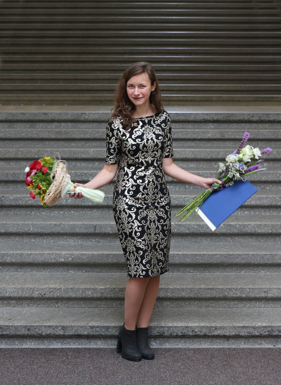 Drobkovi to v nových decentních šatech tentokrát neskutečně slušelo.