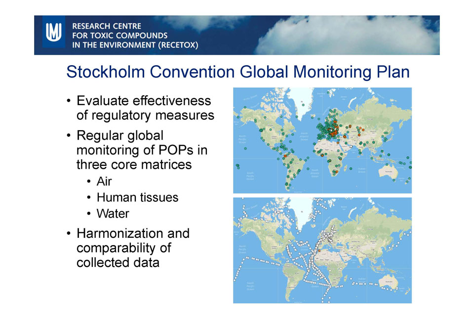 Dodržování úmluvy kontroluje iniciativa nazvaná GMP, signatáři jsou téměř všichni významní producenti a uživatelé polutantů mimo Itálii, USA a Izrael.