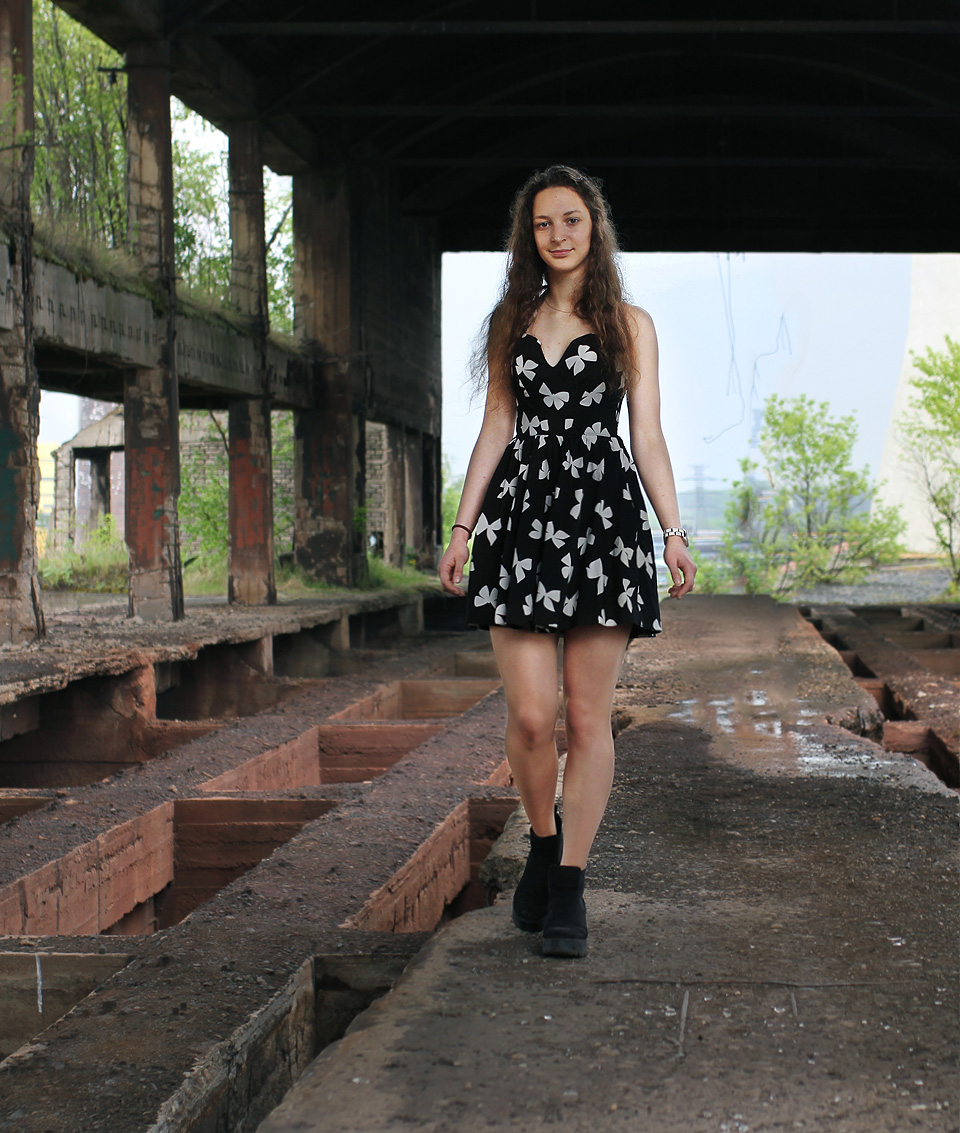 Naneštěstí, dřív než jsme se s focením vůbec rozehřáli, musela jet Andy do Prahy a definitivně nás opustila.