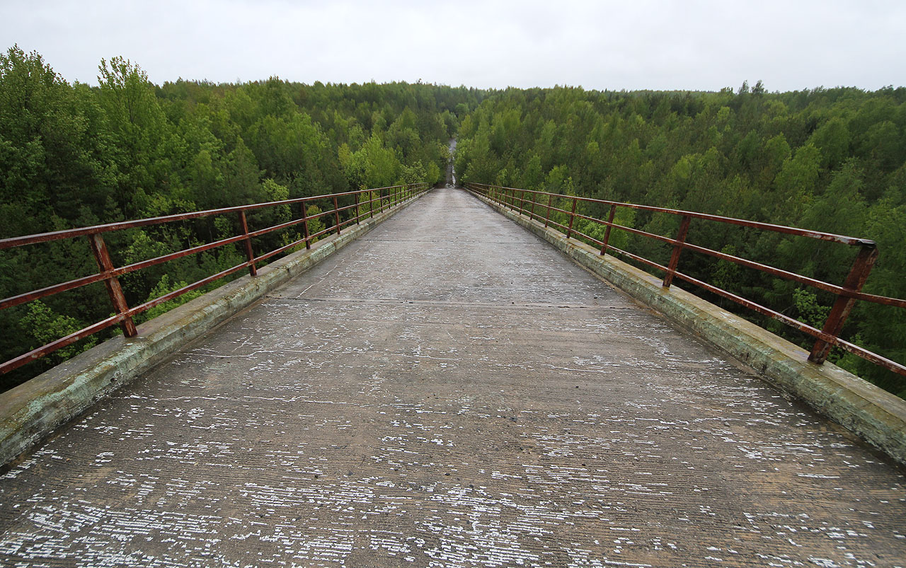 Nejzajímavějšími stavbami jsou v Rapoticích obří rampy pro umístění mobilních radarů vysoko nad koruny stromů. Jejich rozměry jsou jen těžko představitelné, betonové sloupy se tyčí nad lesem jako hrozivé memento. 
