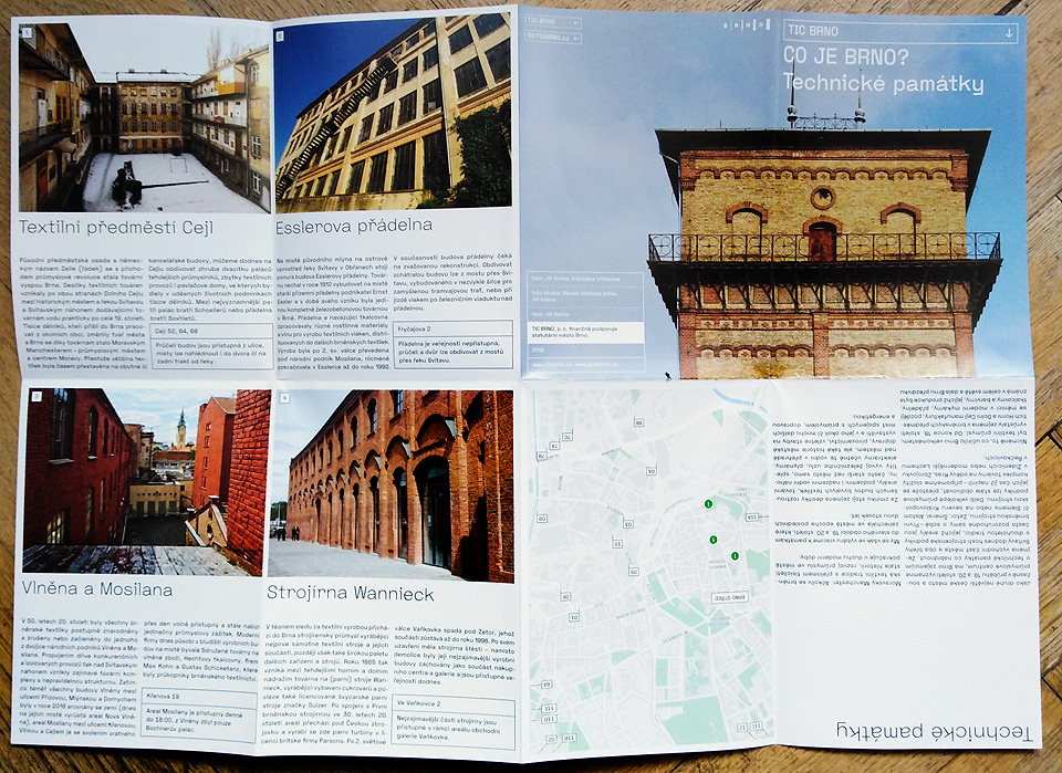 Na titulní stránku se propracovala vodárenská věž bývalých jatek na Masné ulici.