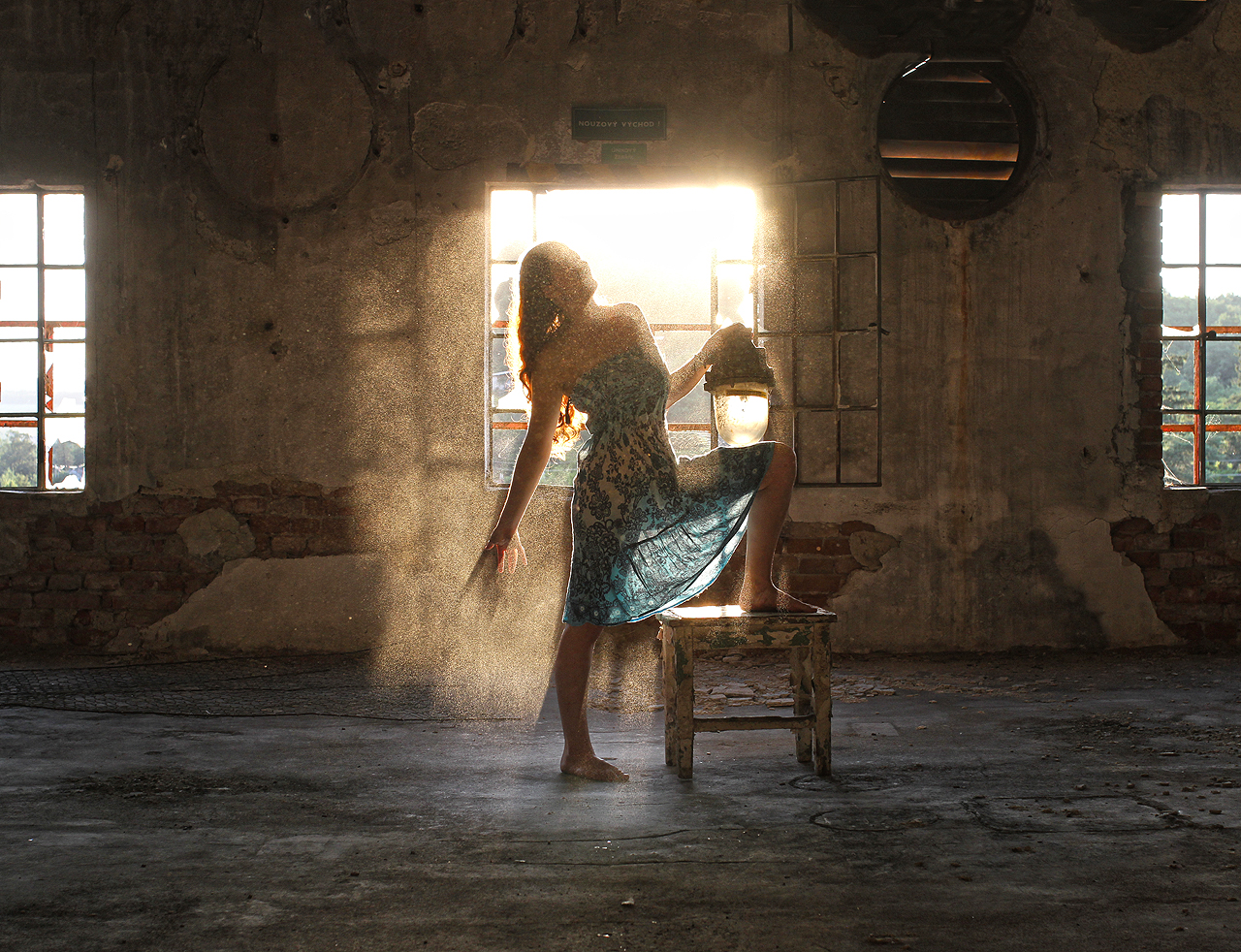 Focení s Ráďou ve škrobárně