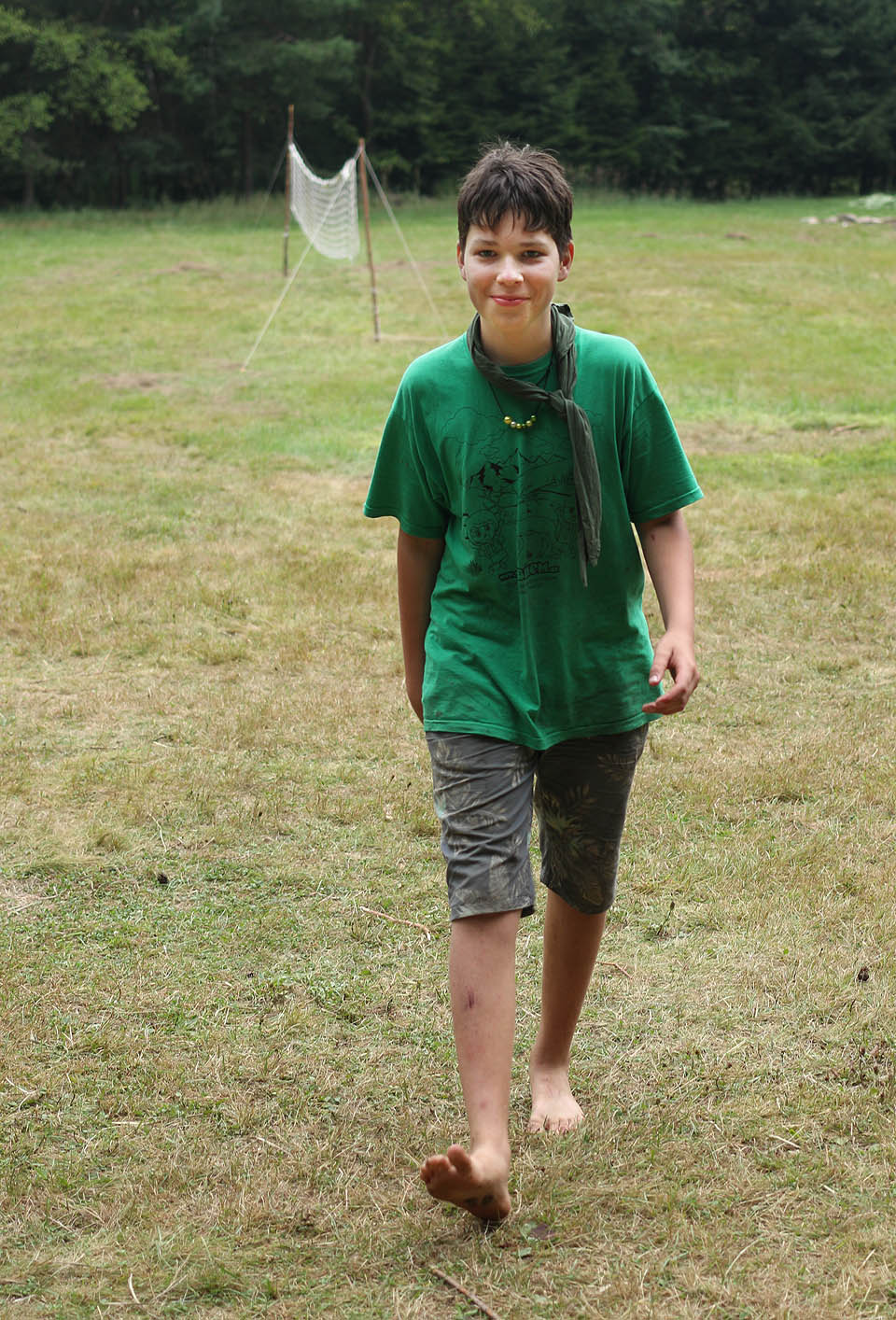 To Vodník nemá pro jistotu obuv žádnou.