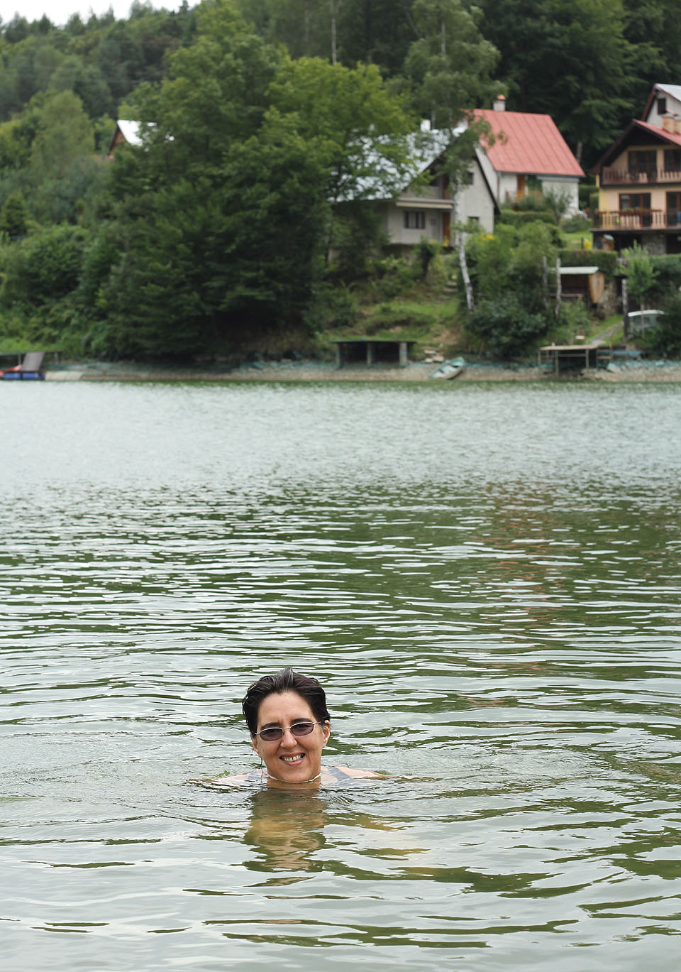 Na závěr jsme jeli zpět do Margecan, spravit si chuť koupelí v přehradě krásného jména Ružín.