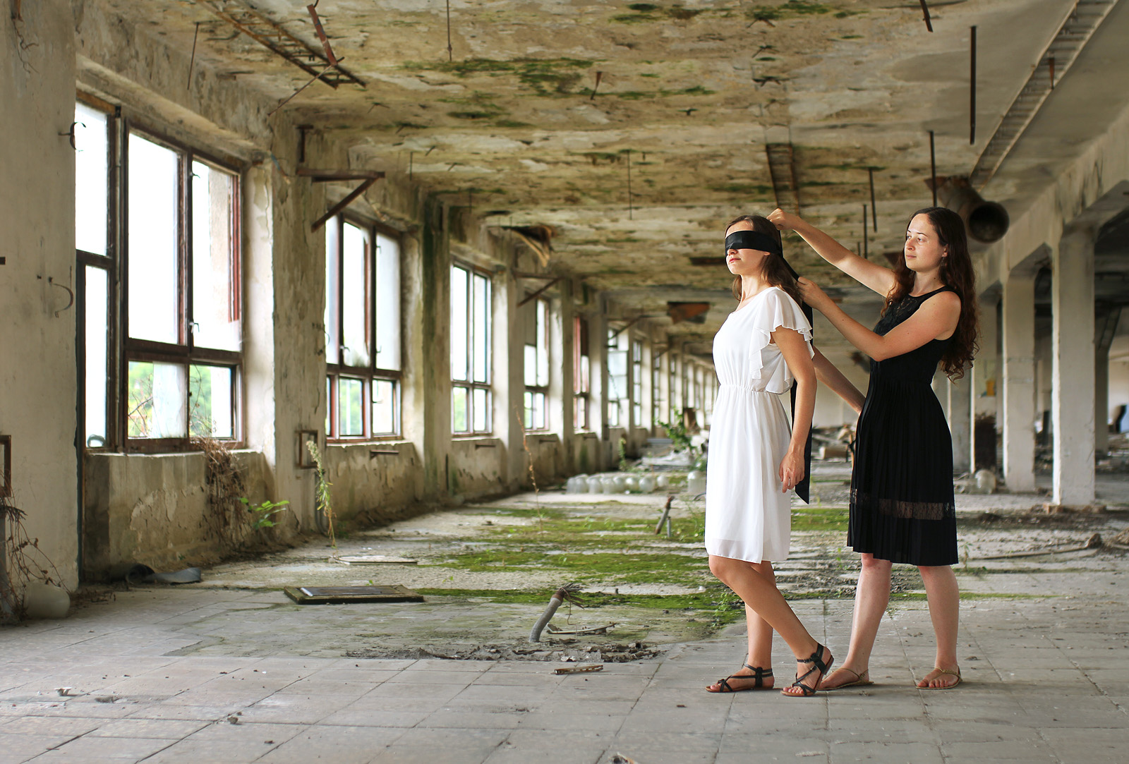 Černobílá romance.