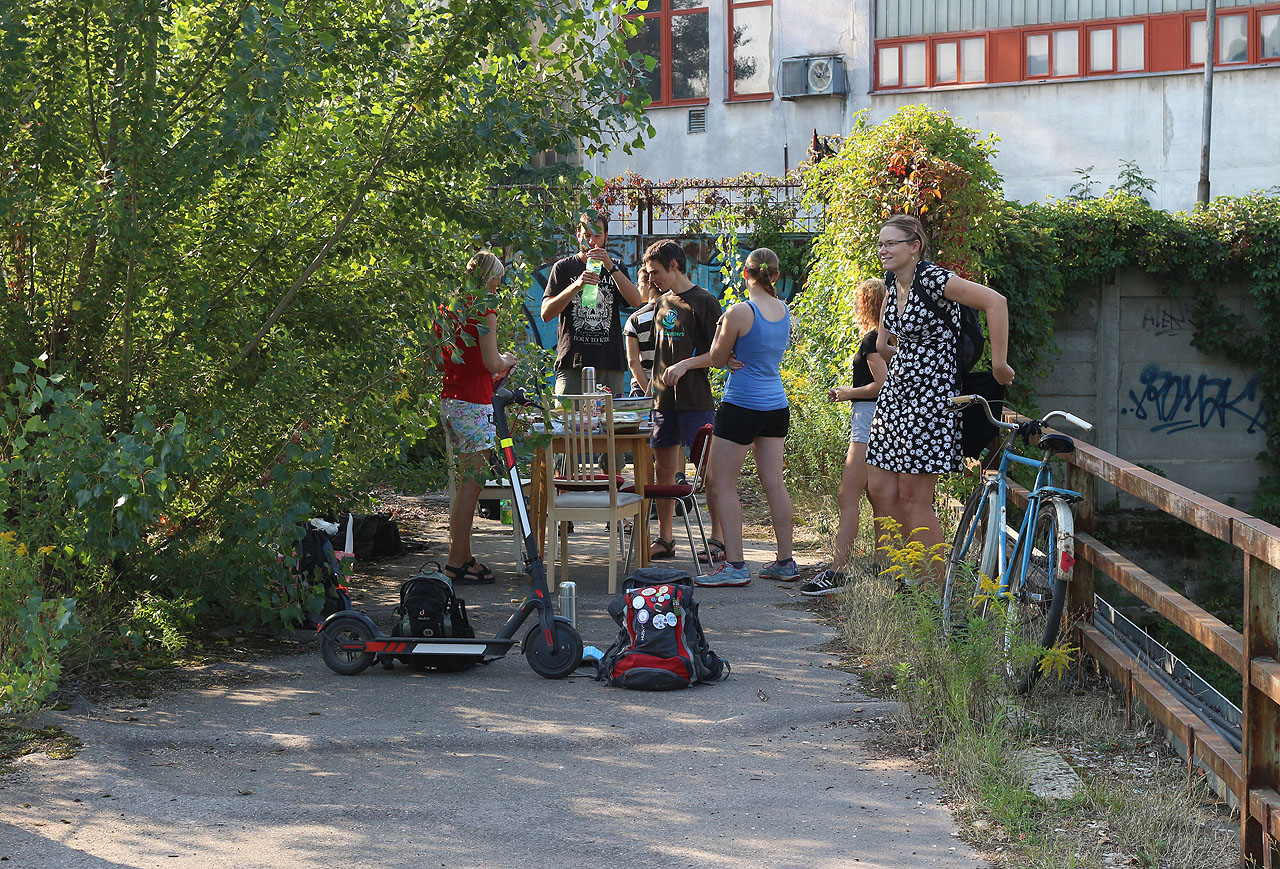 Sobotní ranní idylka. Kéž by se tak dalo snídat každý den, celý rok.