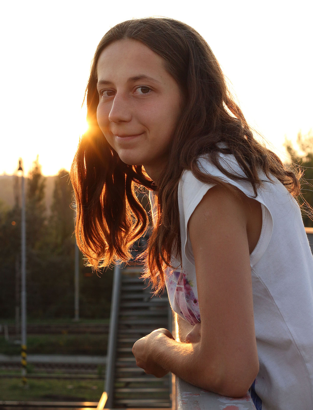 Západ slunce za Doubravkou.