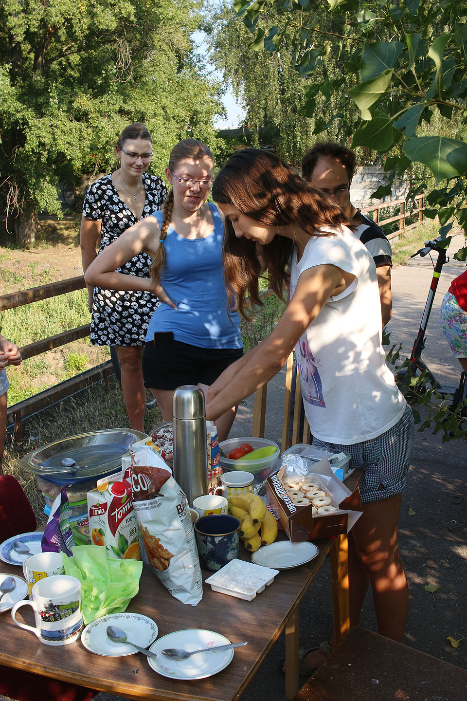 Pohoštění bylo nakonec víc než dost. Musím říct, že tak dobře mé snídaně normálně nevypadají.