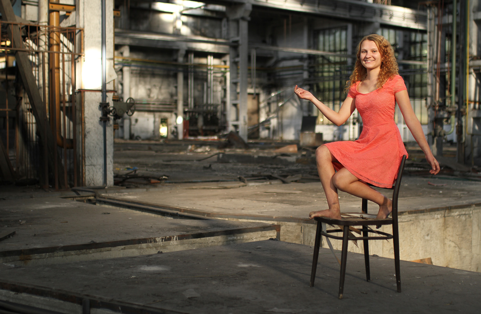 Našly se i chvíle pro klidný odpočinek a posezení na židli.