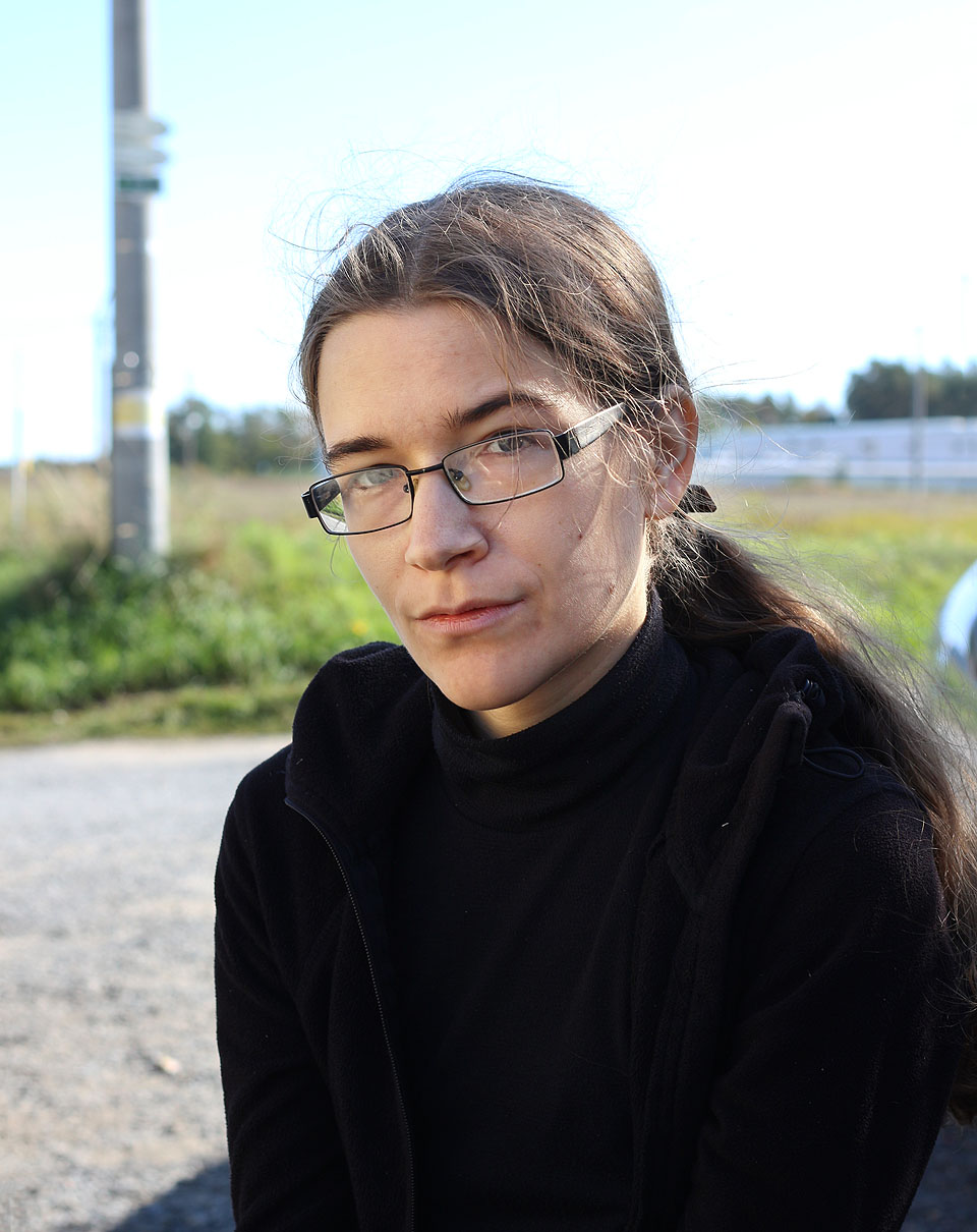 Jitka jako vždy krásná s tajemným protoúsměvem na tváři.