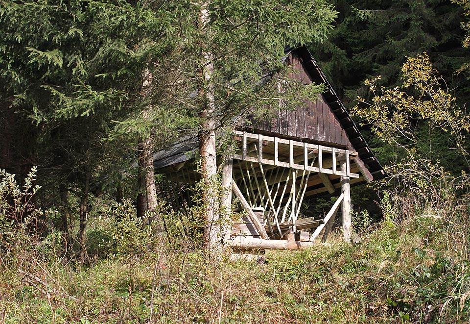 Seník, který mně sloužil jako záloha pro případ dalšího nendálého deště.