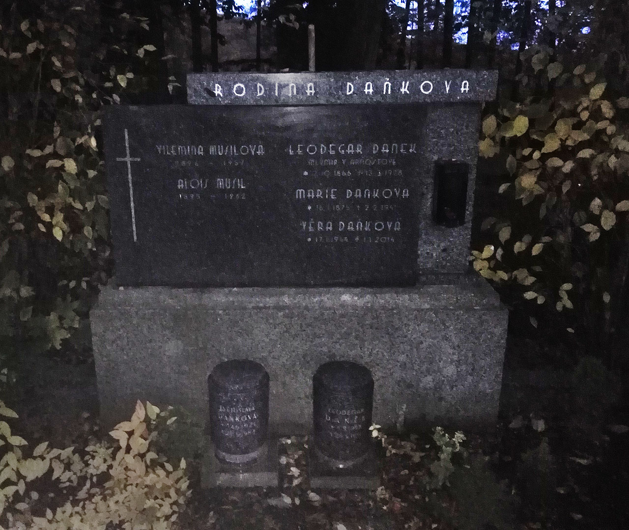 Hlavním cílem výpravy byl hrob rodiny Daňkovy ukrývající pětici nebožtíků a dva zpopelněnce.