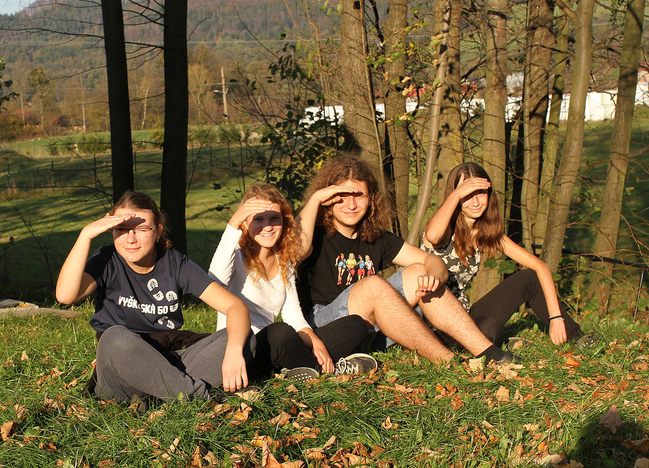 Nejmladší generace táborových vedoucích SPJF.