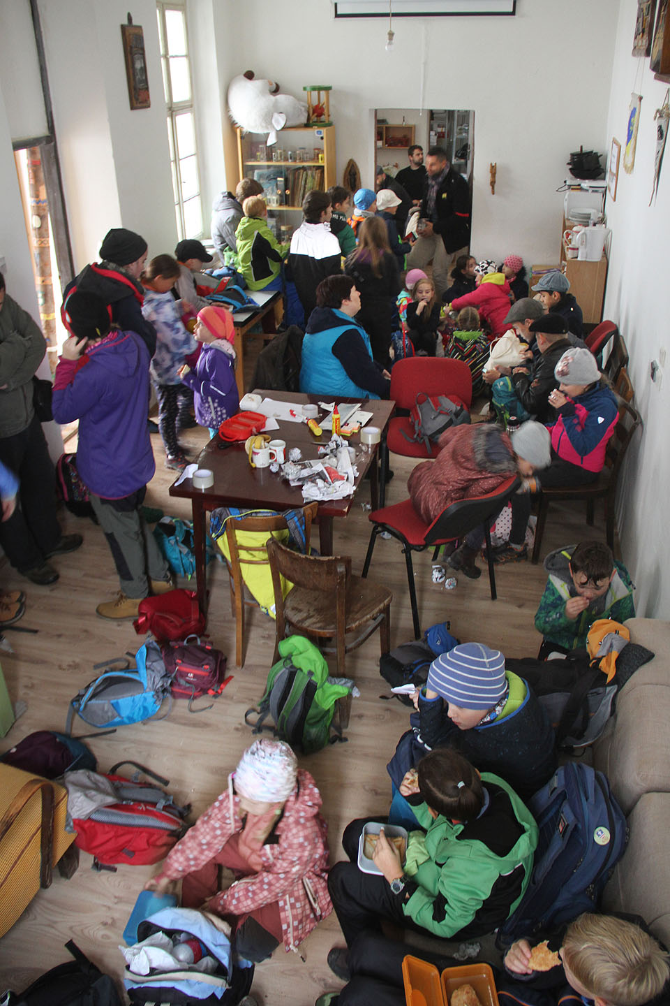 Tolik lidí v nové klubovně SPJF na Pavlači ještě nikdy nebylo!