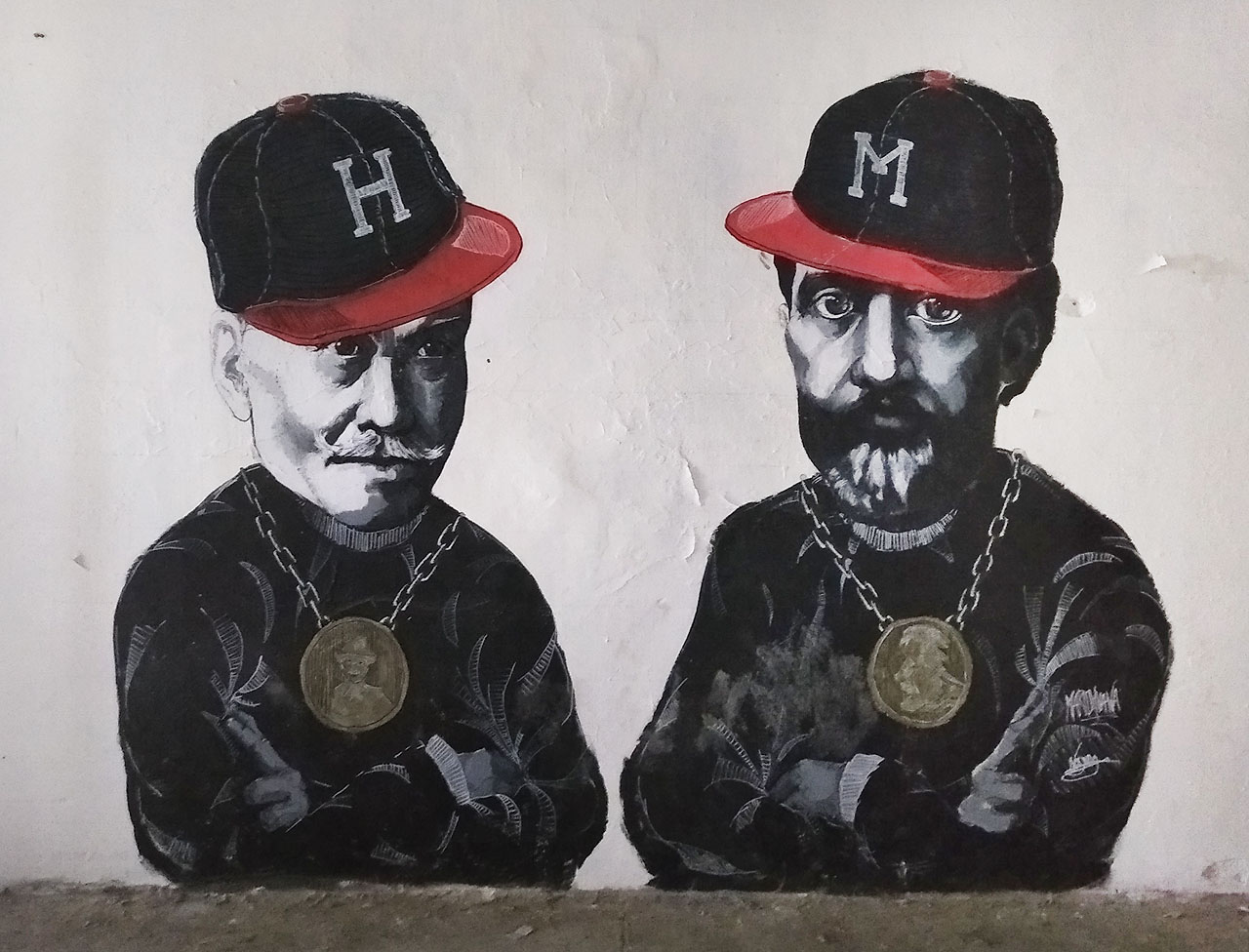 Mohli se setkat Pavol Ország Hviezdoslav a Karel Hynek Mácha? Nemohli, ale od roku 2015 spolu rapují v opuštěné budově na břehu Dunaje díky akci Red Bull Hviezdoslavov Máchův Brooklyn.