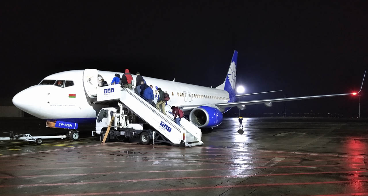 Vzhůru na západ - konkrétně do Minsku.