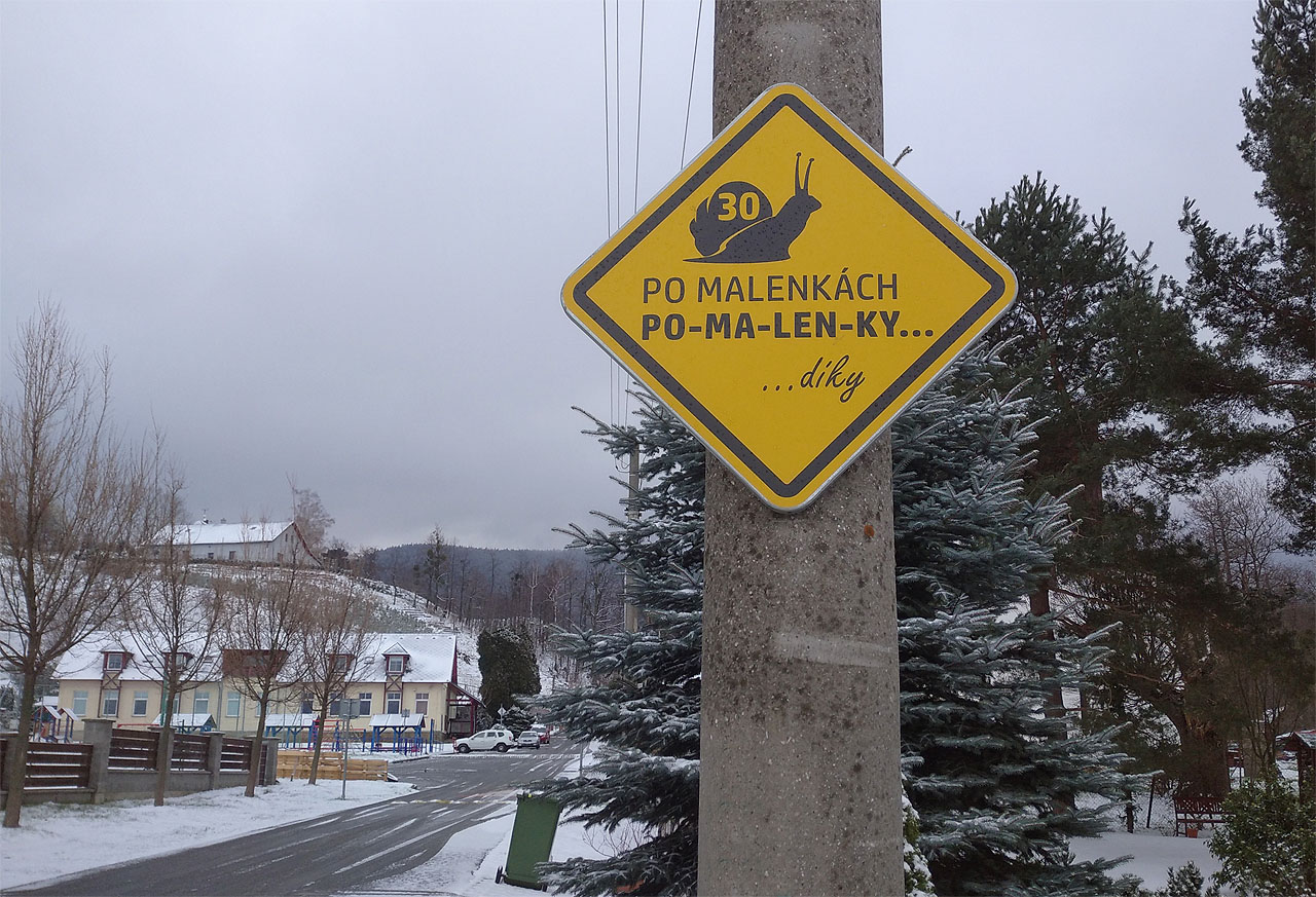 Vendy si ovšem nedala říct, a tak jsme v pondělí vyrazili do hor. Pěkně pěšky do Malenovic.