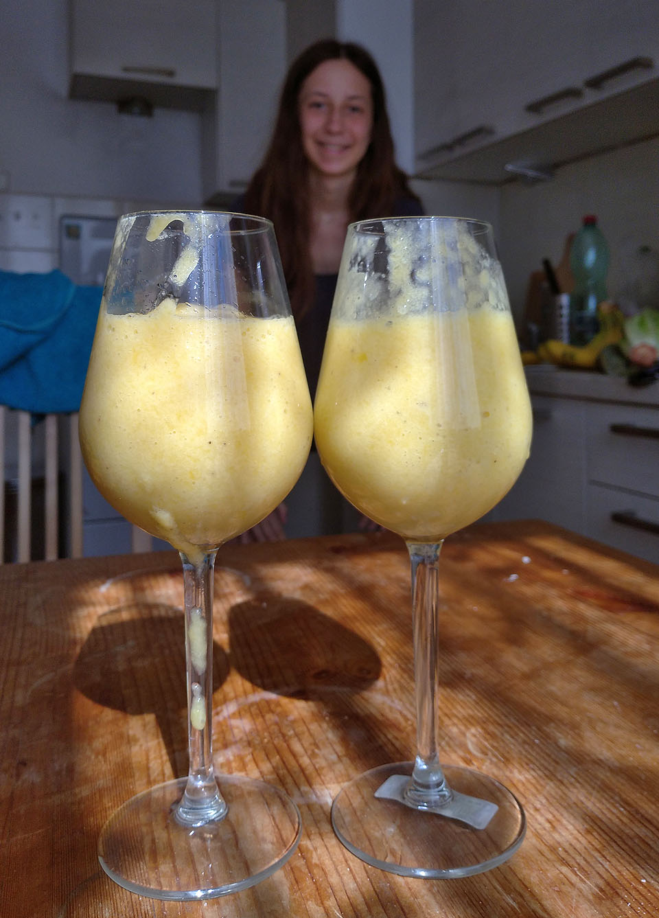 S Doubravkou přišly do Brna taky každodenní gastronomické radosti. Hned ze začátku třeba banánový koktejl.