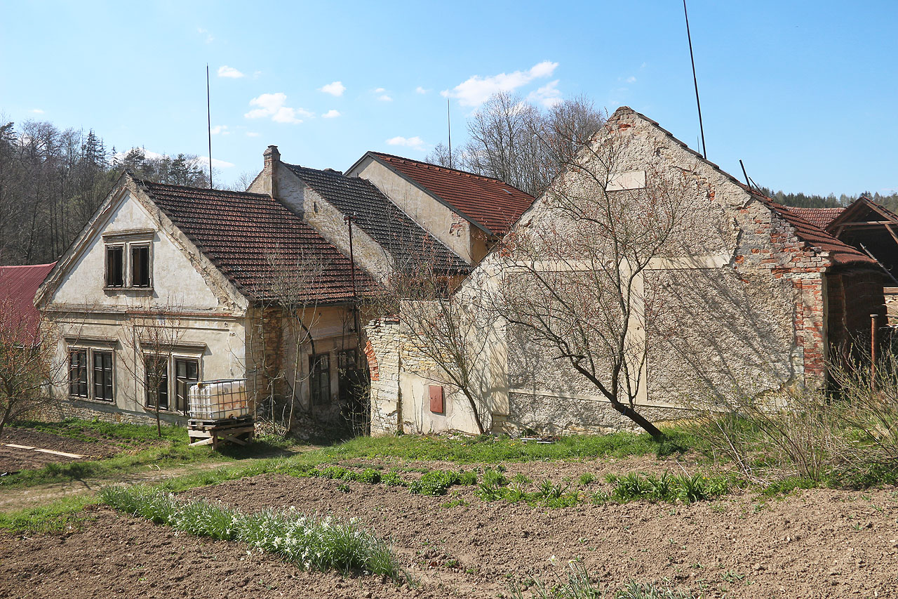 Cesta údolím Novohradky je překrásná a tak kilometry ubíhají samy od sebe. Odpoledne procházíme kolem statku U Prokopů a dále k osadě Bílý Kůň.
