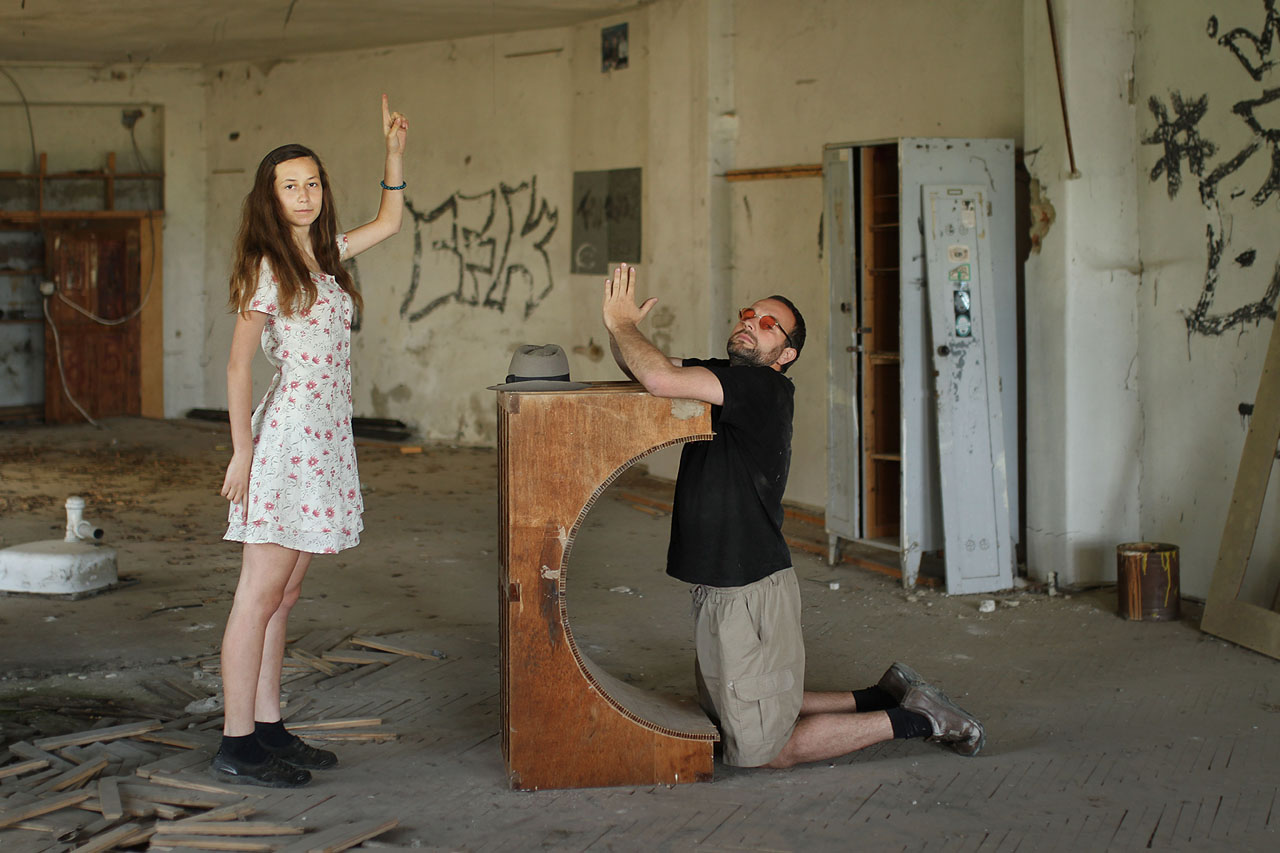 A nakonec zbyl čas i na inscenované fotky.